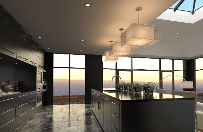 3D Rendering of Kitchen Interior, 3D Modeling, Elk River, MN